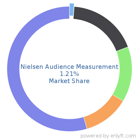 Nielsen Audience Measurement market share in Marketing Analytics is about 0.51%